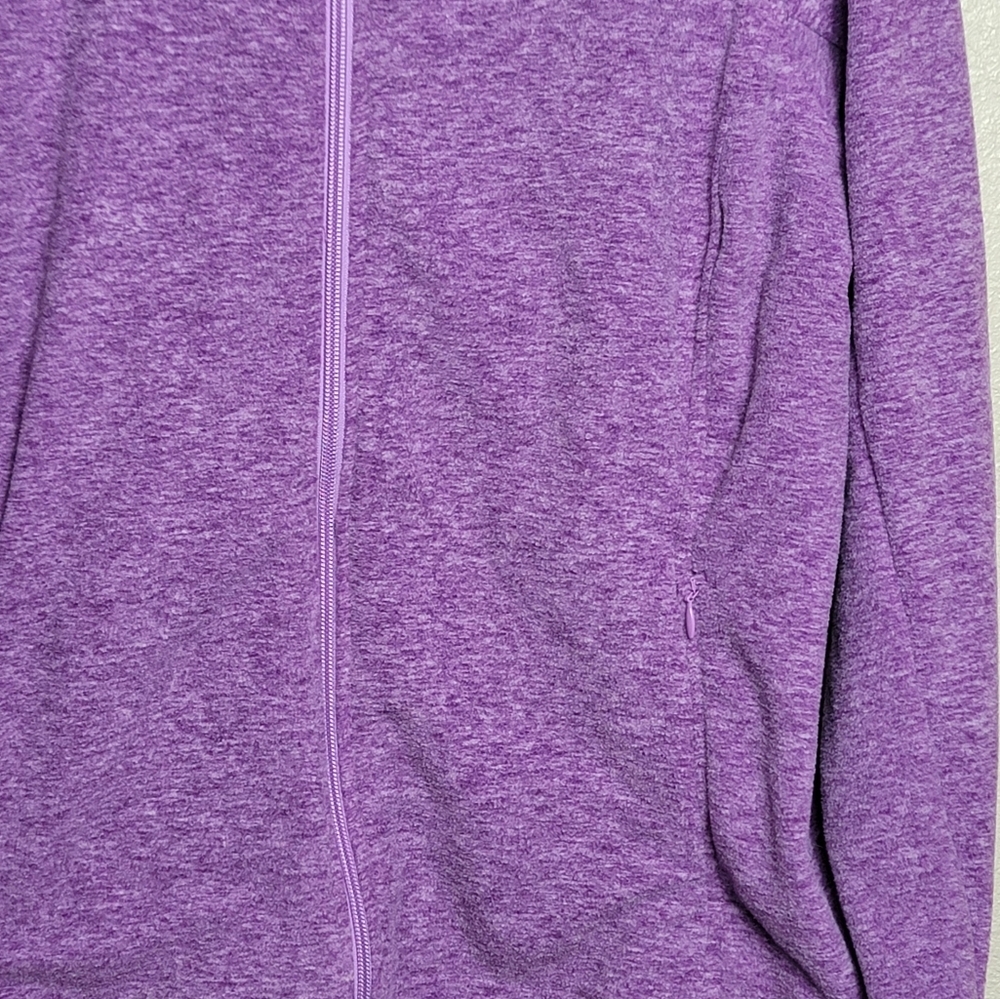 Duluth Trading Woman's Sz L Purple Fleece Jacket - Picture 3 of 9